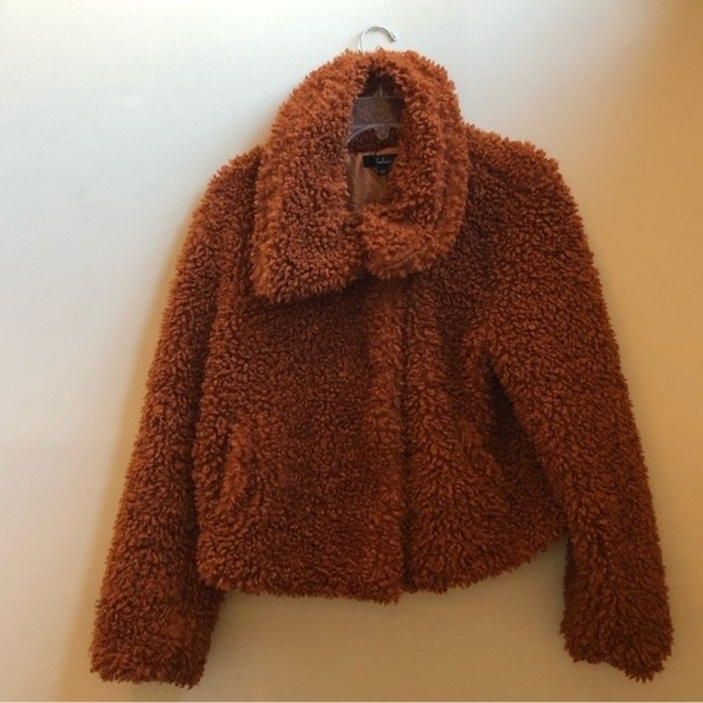 Lulu's Rust Teddy Jacket - Picture 2 of 9